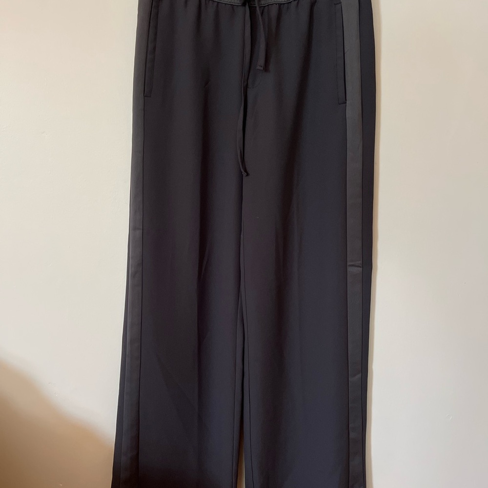 Banana Republic Black Dress Pants with Wide-Leg Silhouette